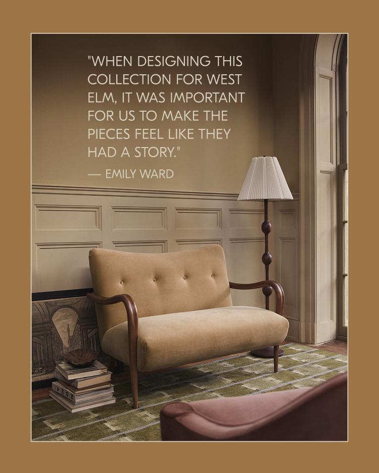 Pierce & Ward Bentwood Sofa